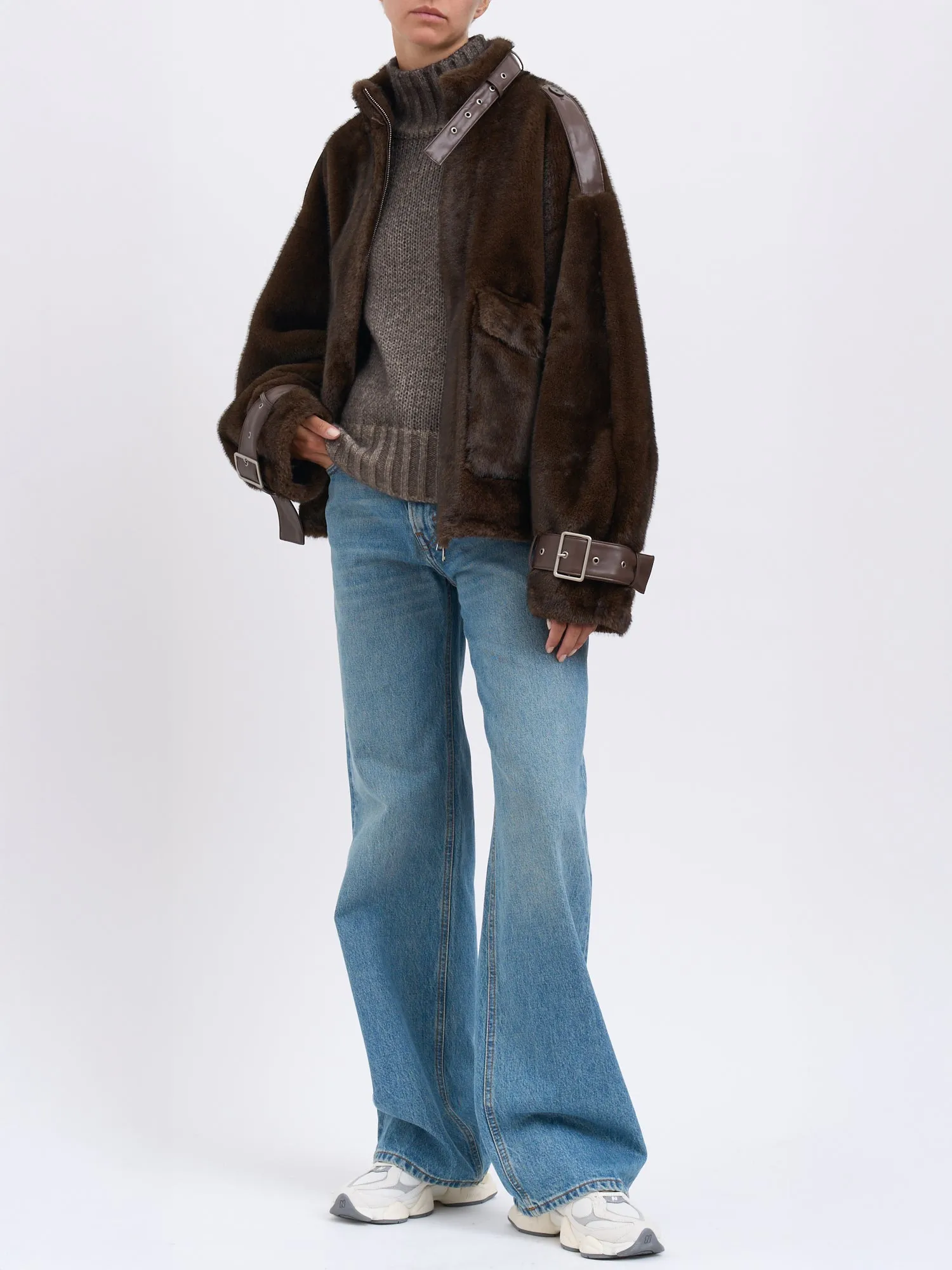 FAUX FUR JACKET sold by Lord & Taylor product image thumbnail 2