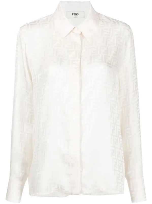 FF SILK OVERSIZED SHIRT sold by Lord & Taylor