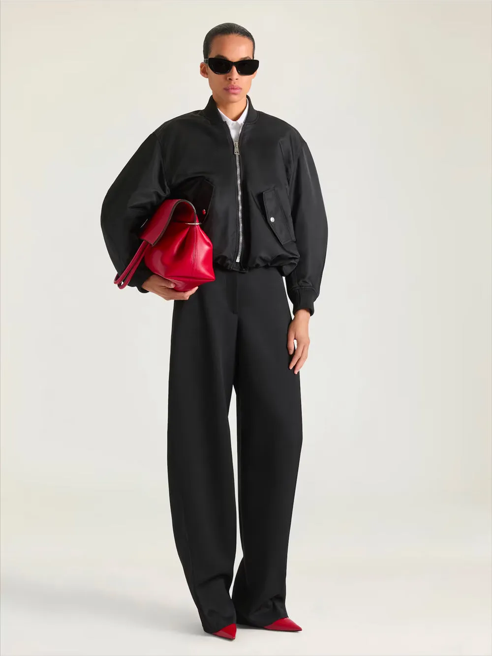 CROPPED COCOON BOMBER sold by Lord & Taylor product image thumbnail 2