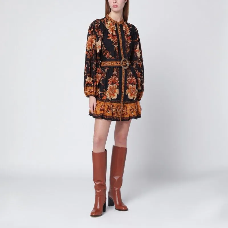 BLACK MAJESTIC GARDEN MINI DRESS sold by Lord & Taylor