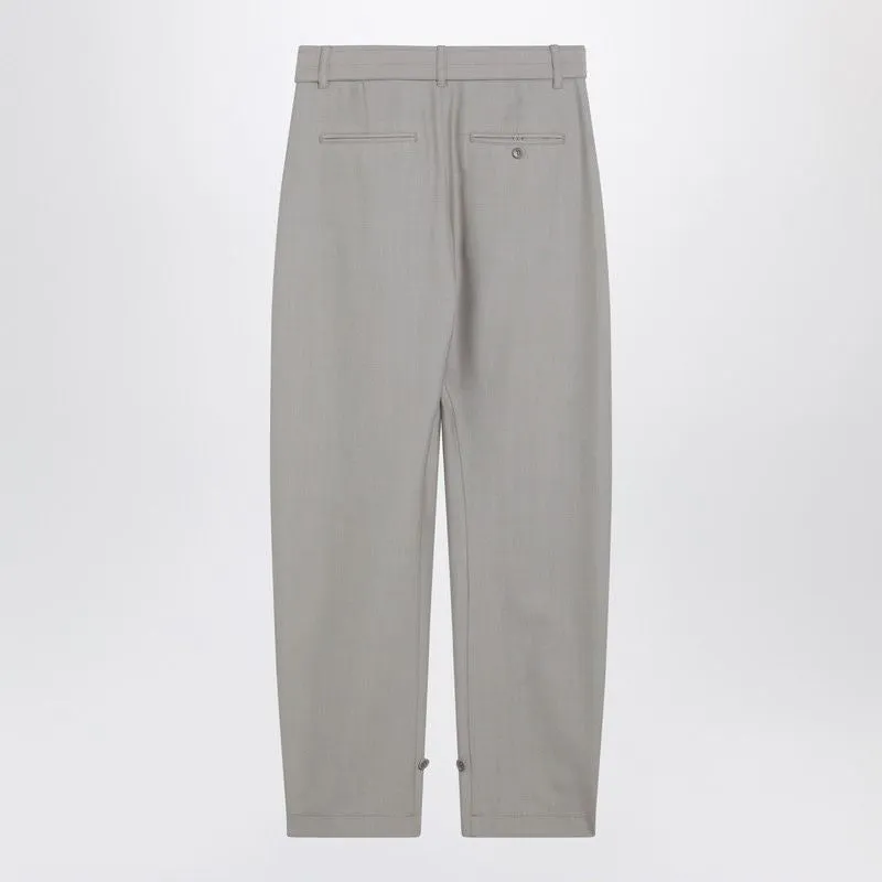 TAUPE TROUSERS WITH ANKLE TABS sold by Lord & Taylor product image thumbnail 2