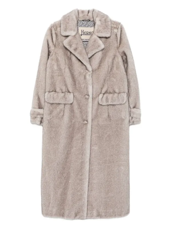 GREY FAUX FUR COAT sold by Lord & Taylor