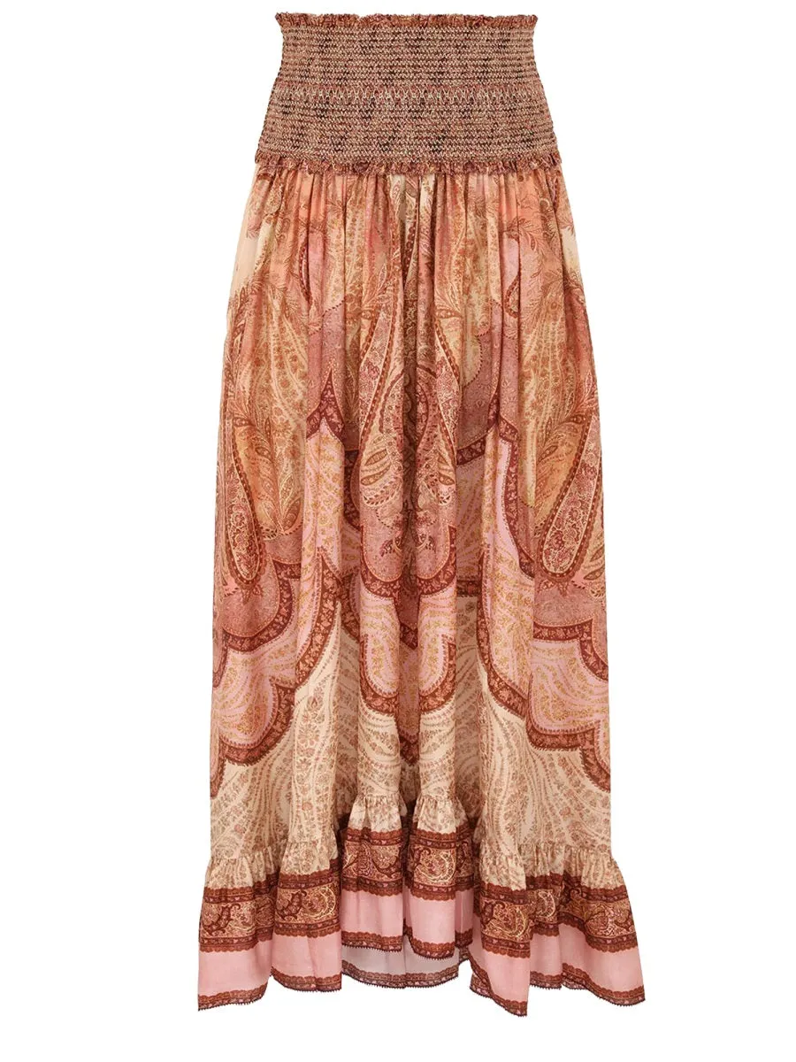 MULTICOLOUR SILK SKIRT sold by Lord & Taylor