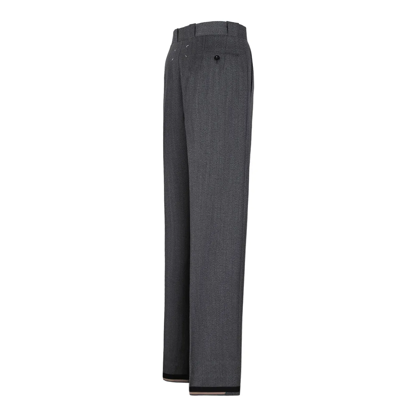 GREY WOOL-BLEND TROUSERS sold by Lord & Taylor product image thumbnail 3