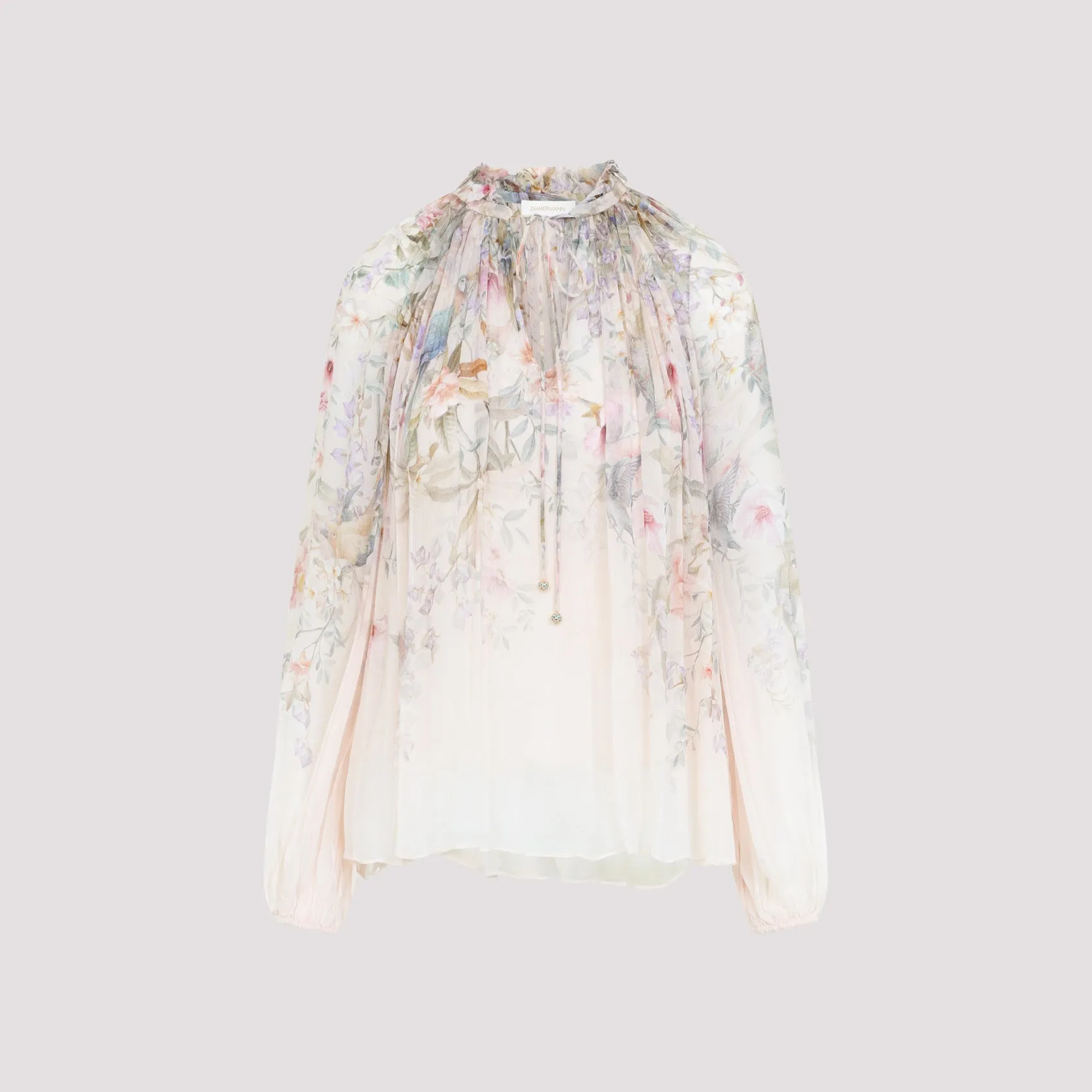 IVORY REBELLION BILLOW VISCOSE BLOUSE sold by Lord & Taylor product image thumbnail 3