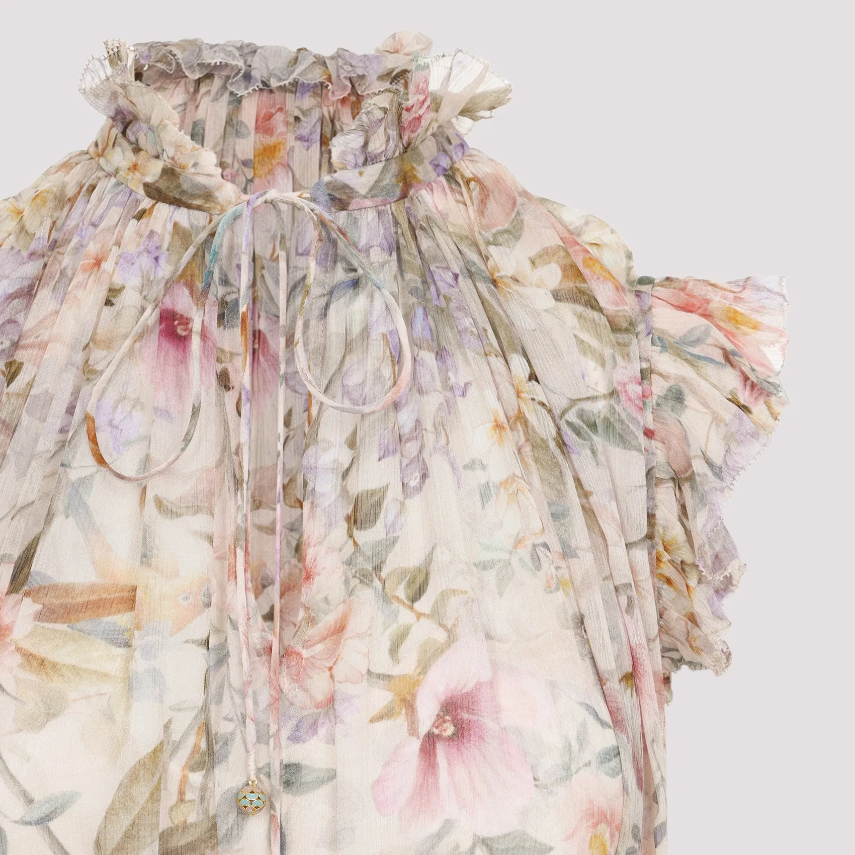 IVORY REBELLION FLUTTER VISCOSE MIDI DRESS sold by Lord & Taylor product image thumbnail 5