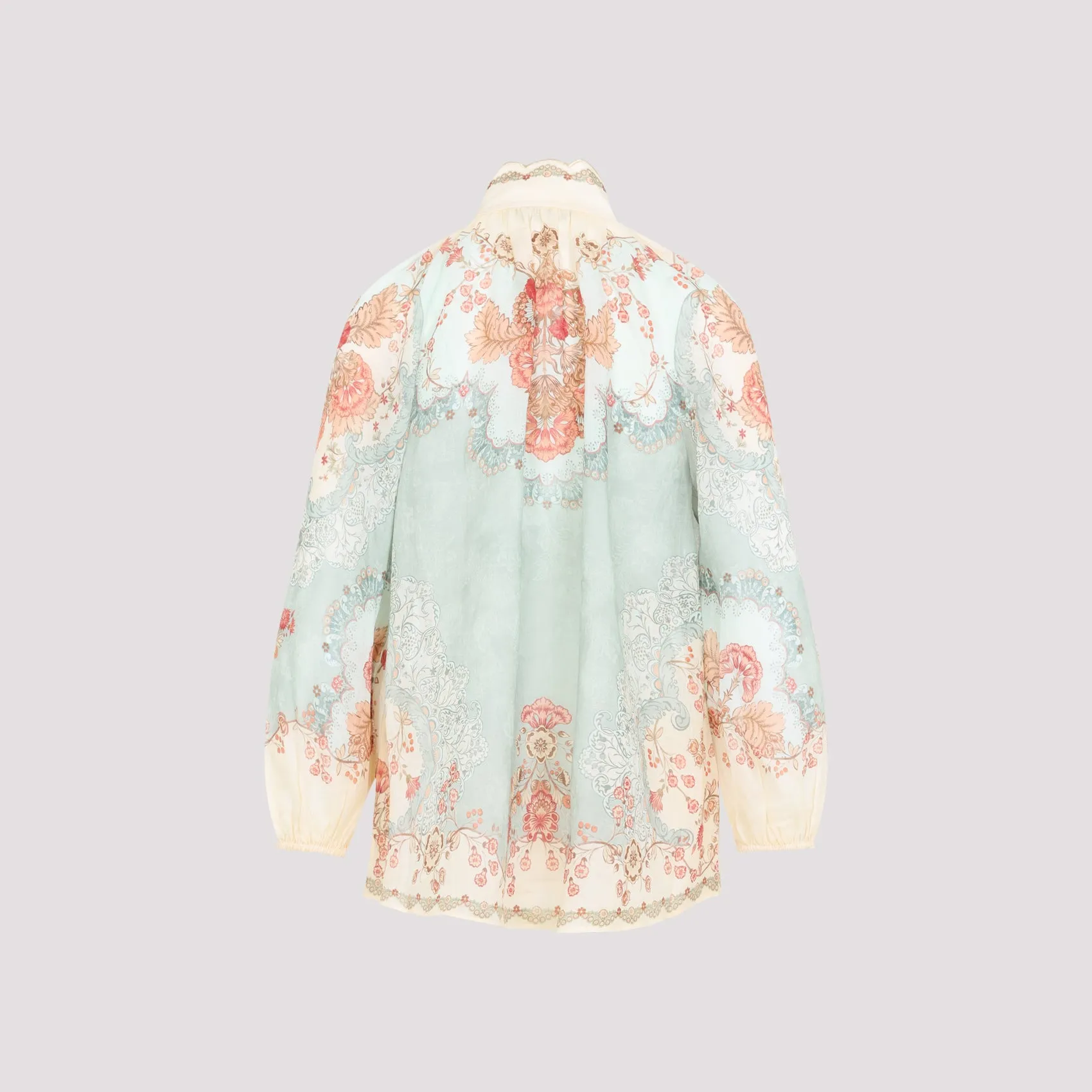 GREEN DAYLIGHT RAMIE BLOUSE sold by Lord & Taylor product image thumbnail 4