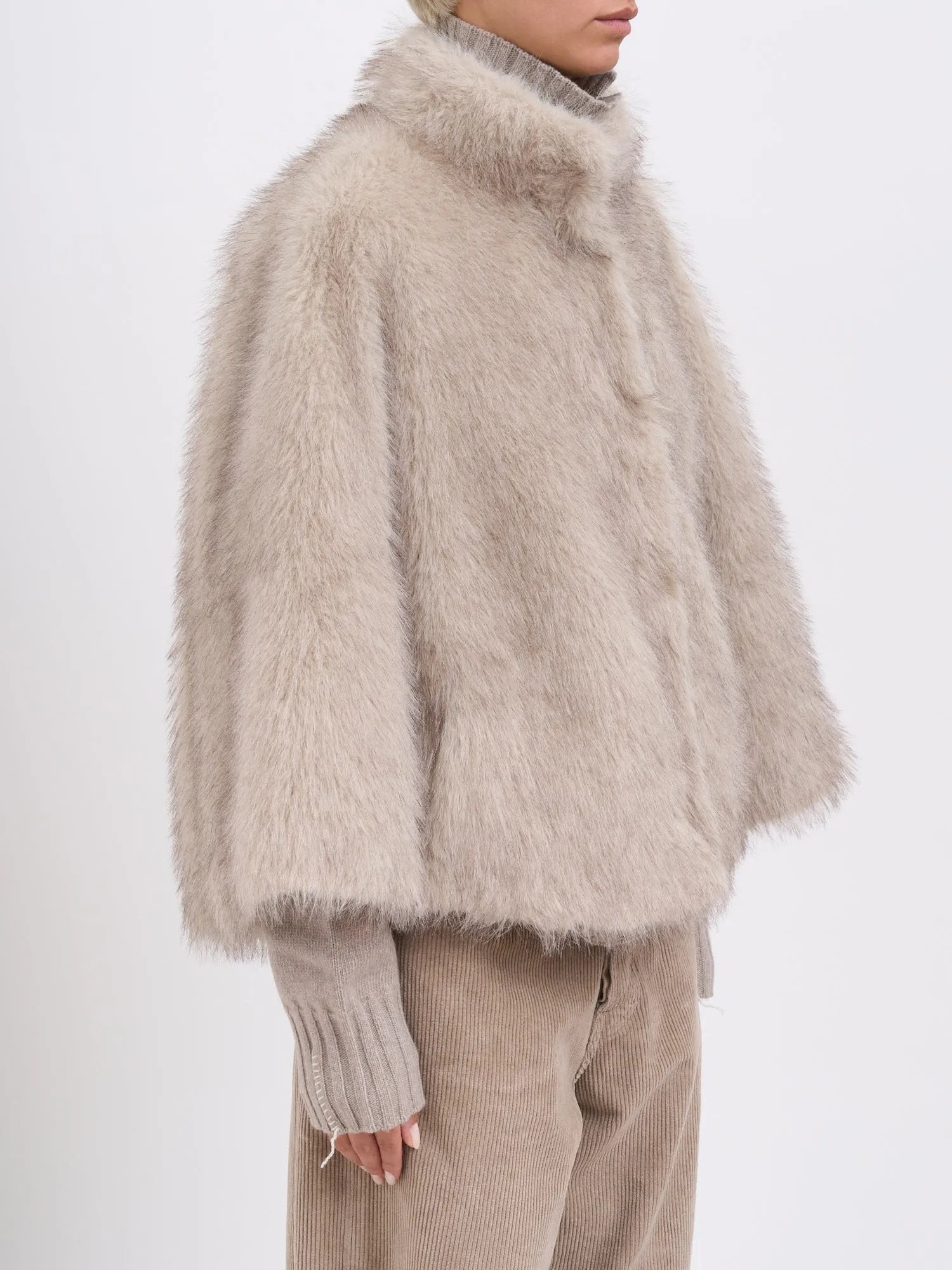 FAUX FUR JACKET sold by Lord & Taylor product image thumbnail 4