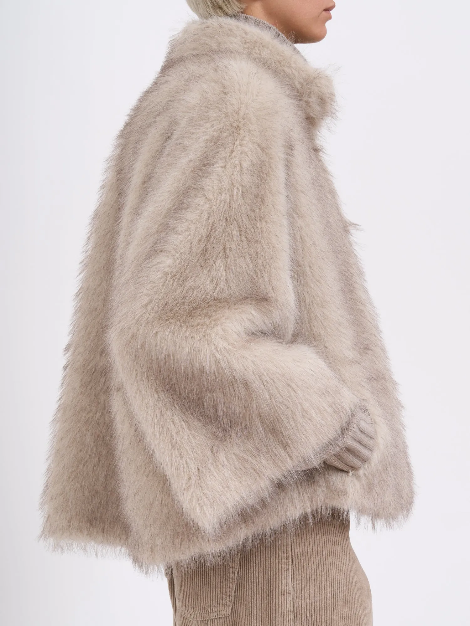 FAUX FUR JACKET sold by Lord & Taylor product image thumbnail 5
