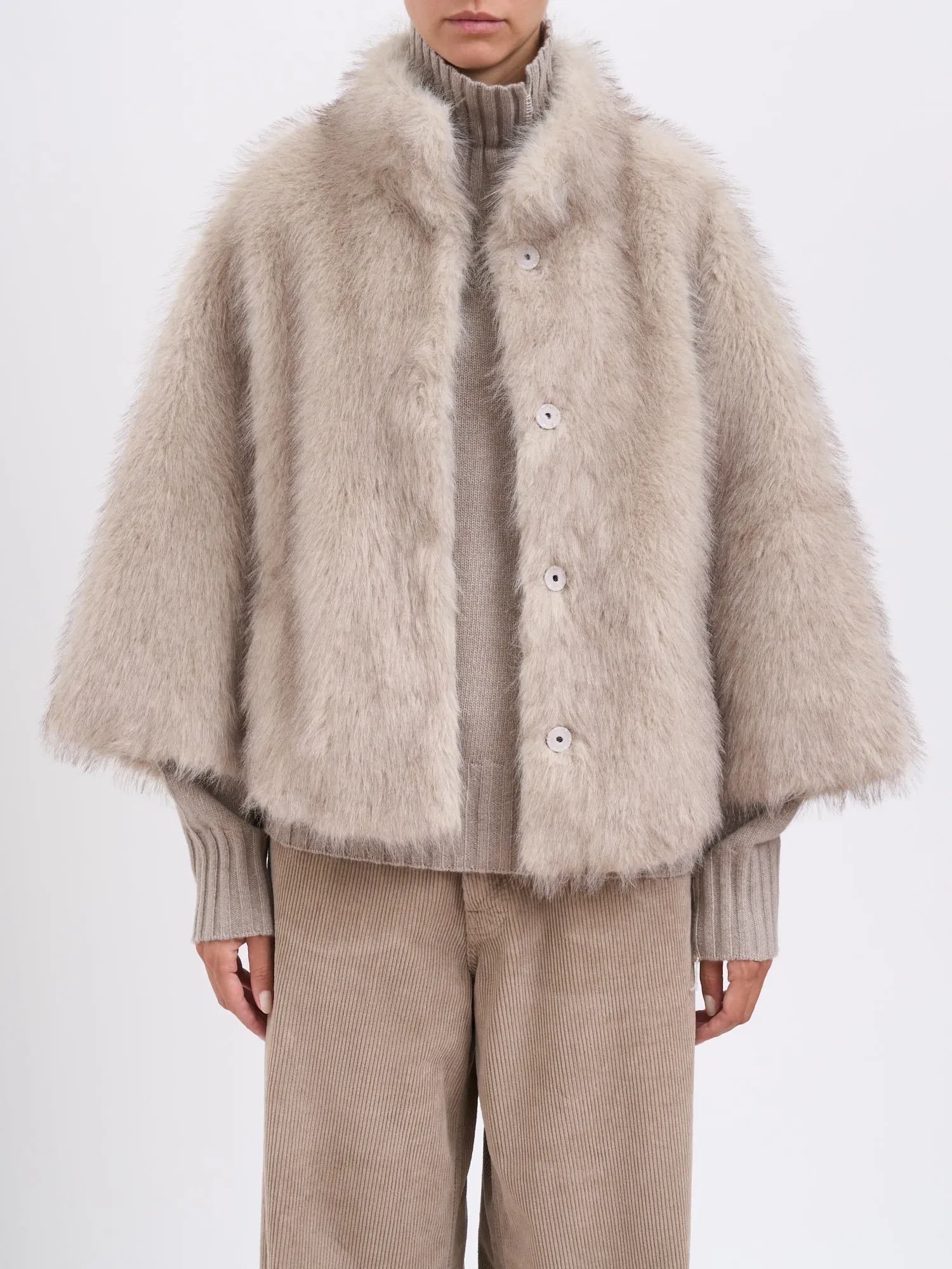 FAUX FUR JACKET sold by Lord & Taylor product image thumbnail 3