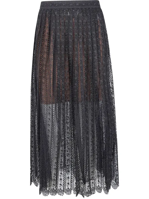 ORGANZA LACE MIDI SKIRT sold by Lord & Taylor