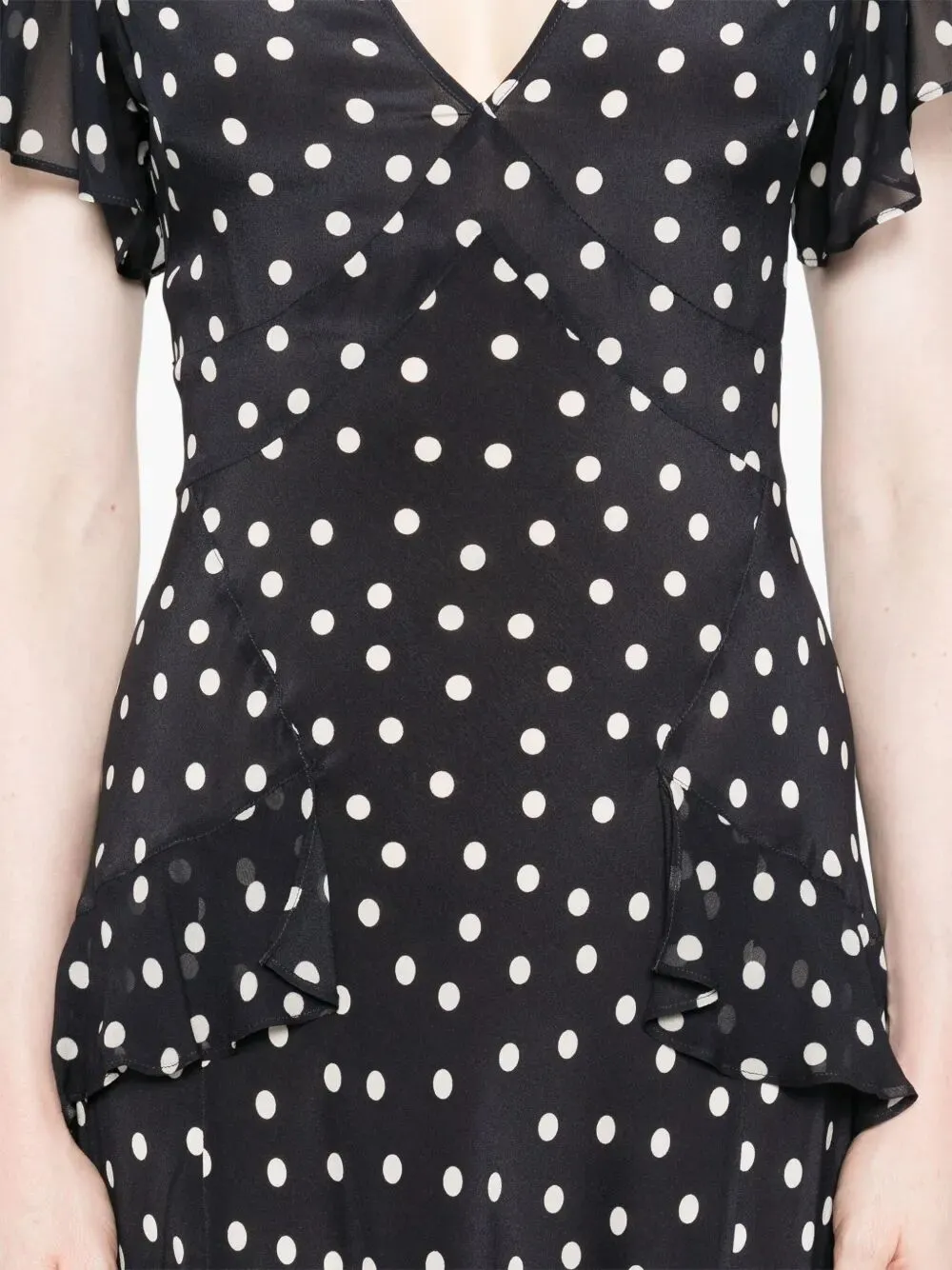 "EVIE" DRESS BOHEMIA SPOT DEEP NAVY sold by Lord & Taylor product image thumbnail 5