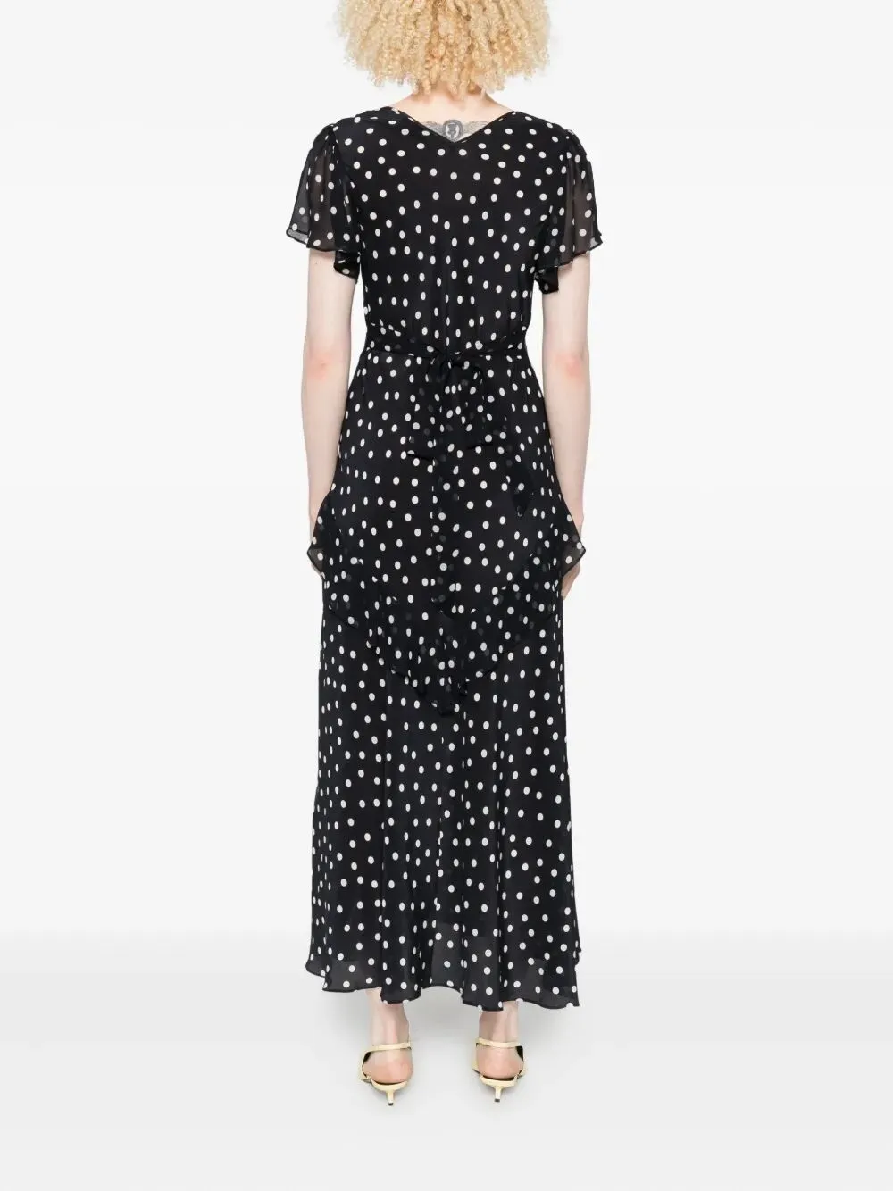 "EVIE" DRESS BOHEMIA SPOT DEEP NAVY sold by Lord & Taylor product image thumbnail 2