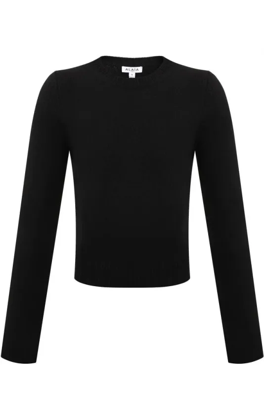 BLACK TIGHT JERSEY made by Alaia