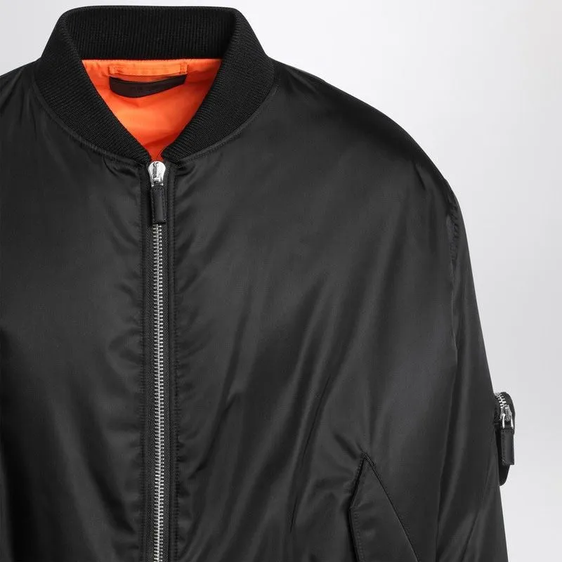 BLACK PADDED RENYLON BOMBER JACKET sold by Lord & Taylor product image thumbnail 2