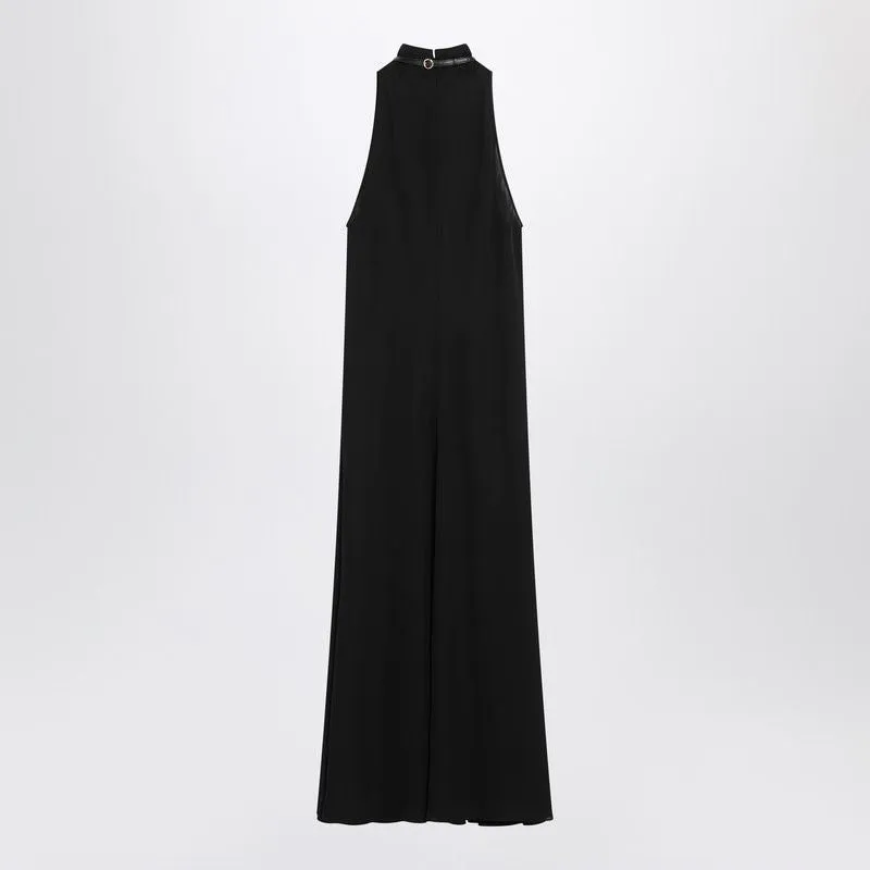 BLACK FLARED DRESS WITH FLOWER sold by Lord & Taylor product image thumbnail 2