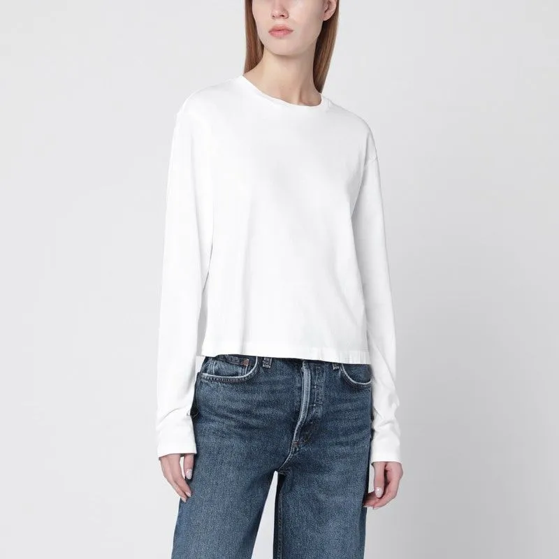 WHITE ORGANIC COTTON TOP sold by Lord & Taylor