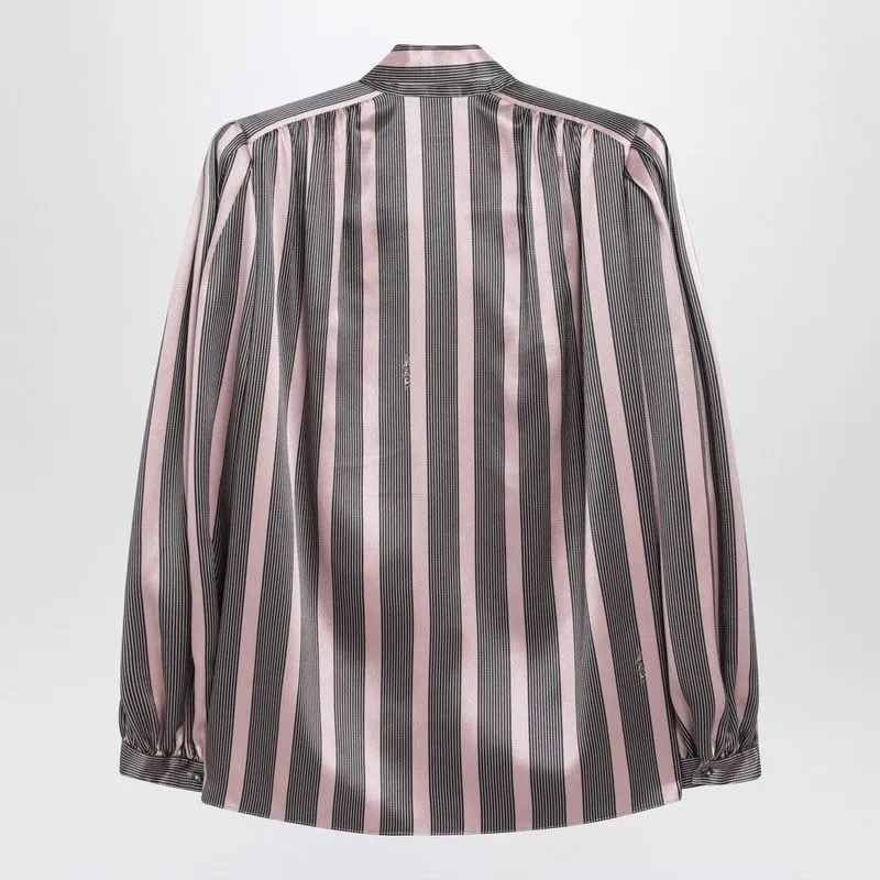 STRIPED CREPE DE CHINE SHIRT sold by Lord & Taylor product image thumbnail 2