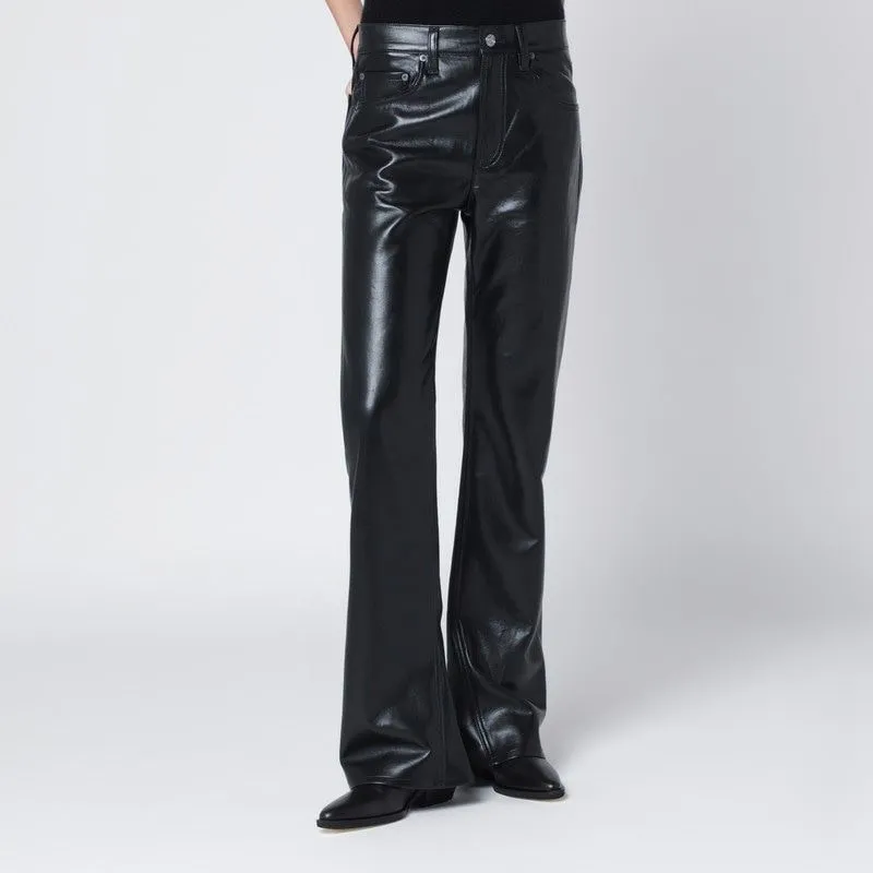 BLACK FAUX LEATHER TROUSERS sold by Lord & Taylor