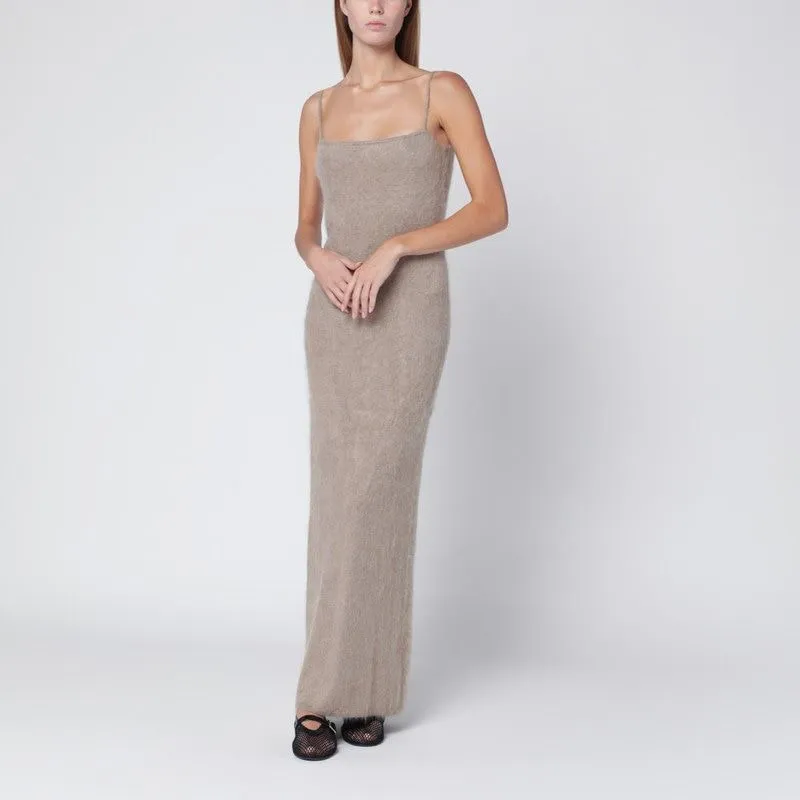 FIONA DRESS IN BRUSHED BEIGE CASHMERE sold by Lord & Taylor