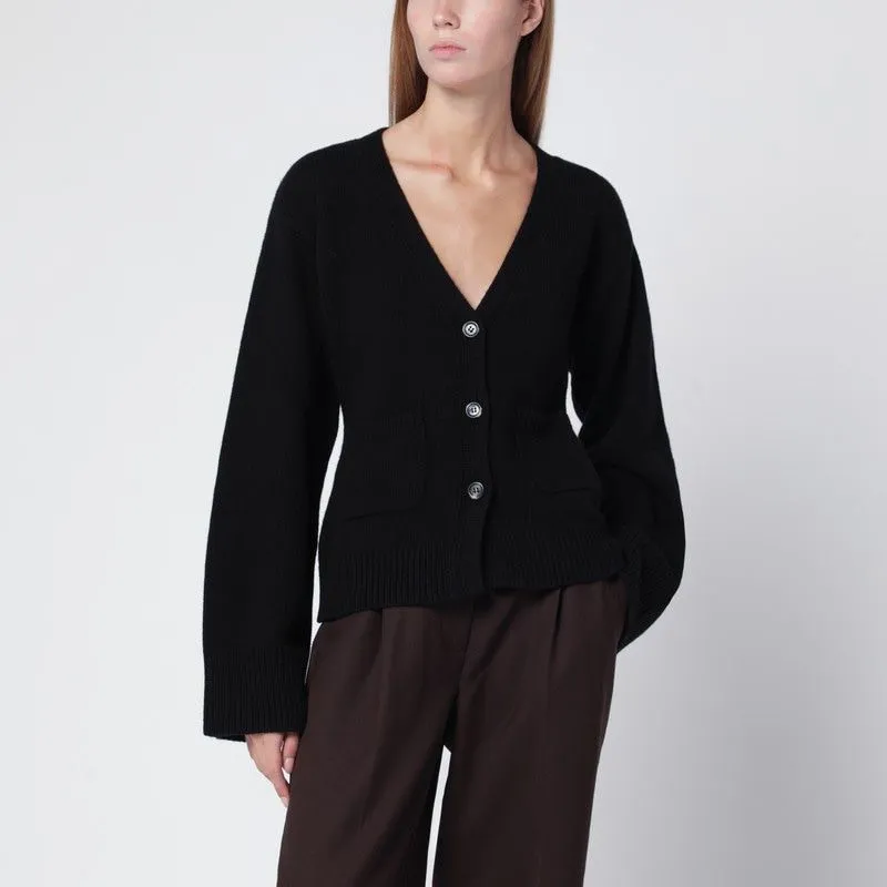 DREA CARDIGAN IN BLACK WOOL AND CASHMERE sold by Lord & Taylor