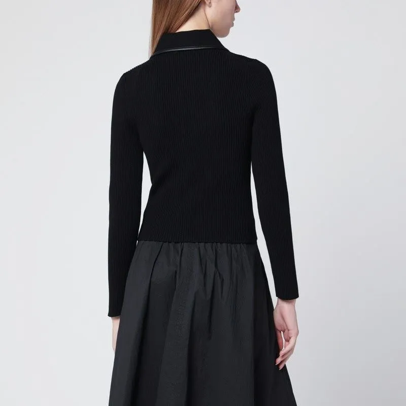 BLACK RIBBED LIVANA POLO sold by Lord & Taylor product image thumbnail 2