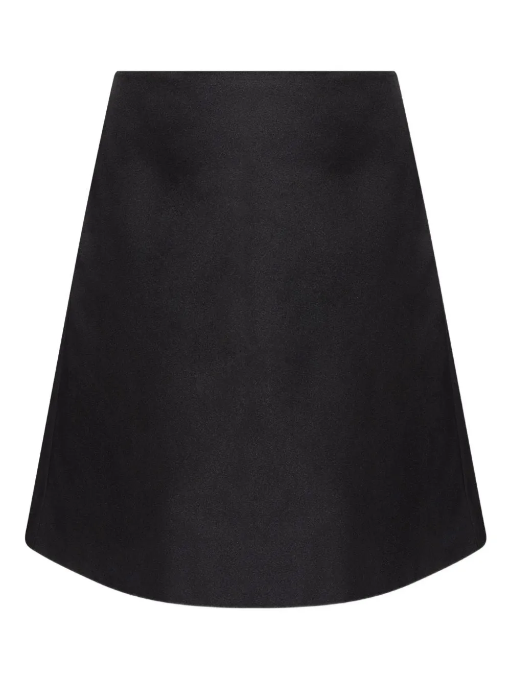 BLACK SATIN A-LINE SKIRT sold by Lord & Taylor