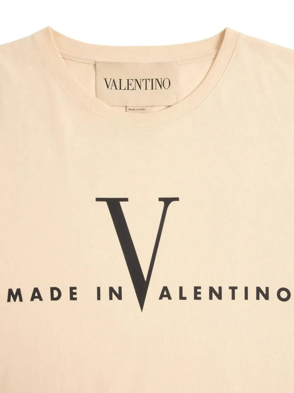 VALENTINO COTTON T-SHIRT WITH MADE IN VALENTINO PRINT sold by Lord & Taylor product image thumbnail 5