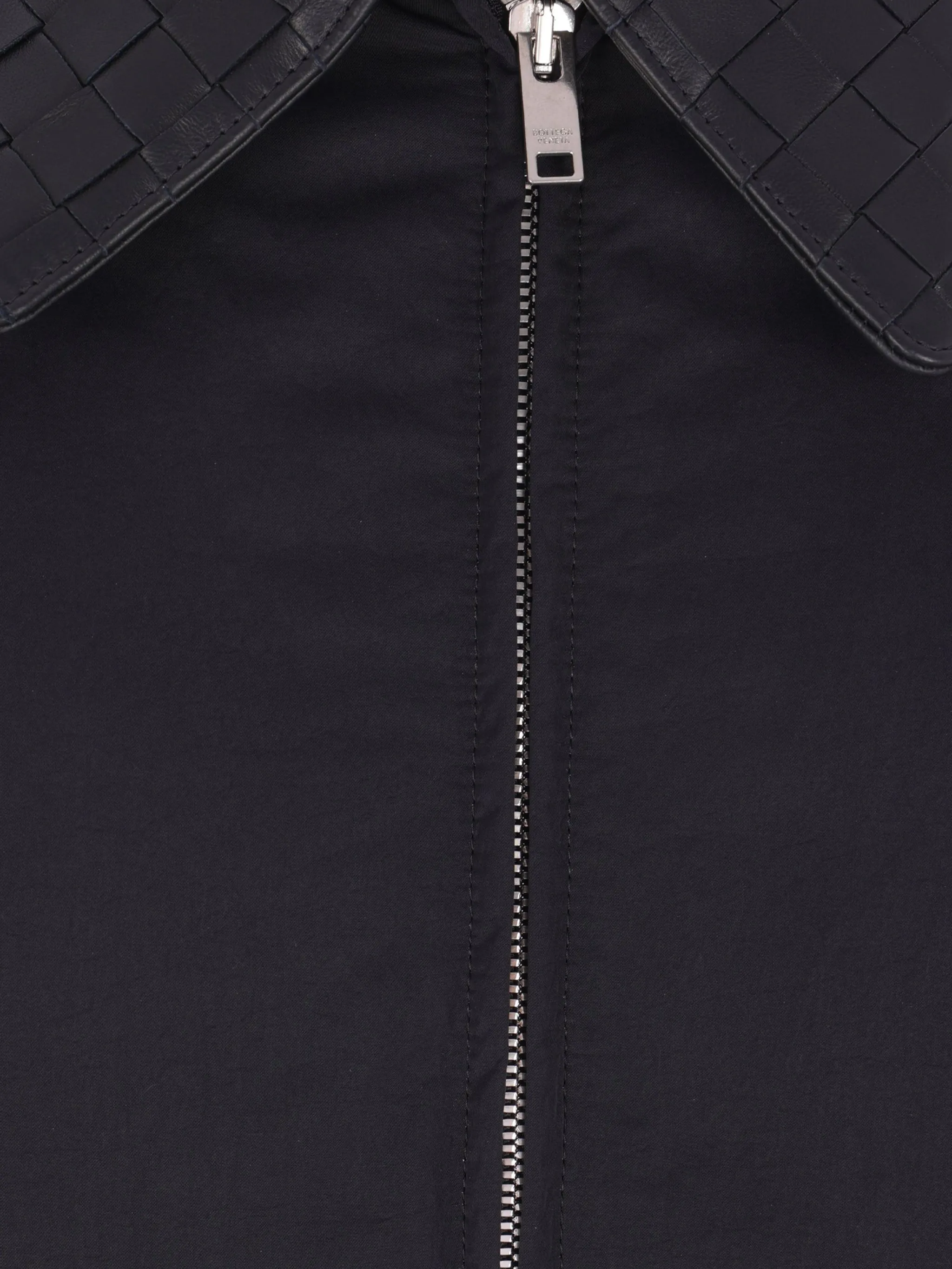 BOTTEGA VENETA BEIGE PADDED BOMBER WITH INTRECCIO LEATHER COLLAR sold by Lord & Taylor product image thumbnail 3