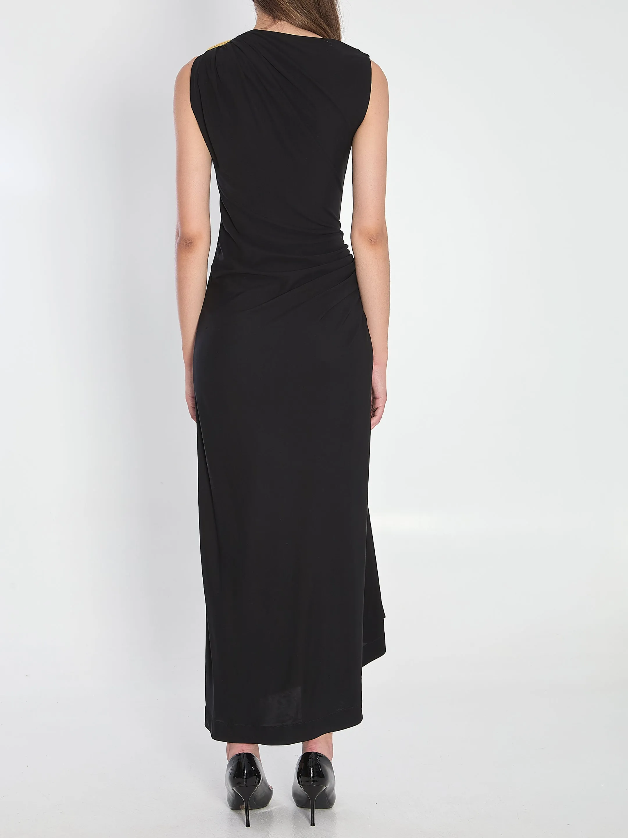 VISCOSE JERSEY LONG DRESS sold by Lord & Taylor product image thumbnail 4