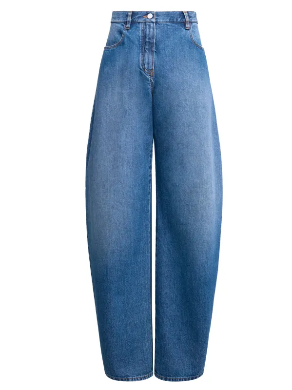 LOW WAIST ROUND JEANS made by Alaia