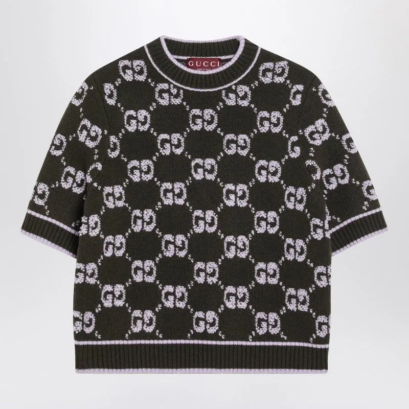 GUCCI GG WOOL BOUCLÉ JACQUARD TOP sold by Lord & Taylor