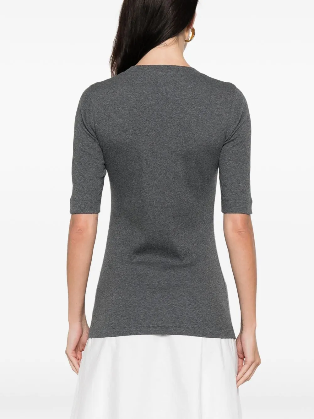 COTTON V-NECKED SWEATER sold by Lord & Taylor product image thumbnail 3