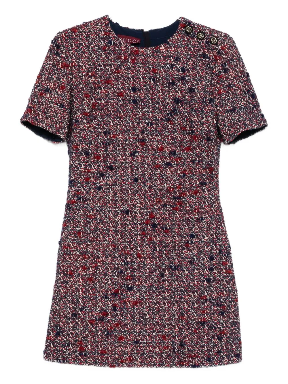 GUCCI TWEED SHORT SLEEVE MINI DRESS sold by Lord & Taylor product image thumbnail 4