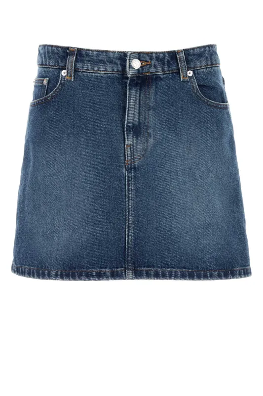 DENIM MOSS MINI SKIRT sold by Lord & Taylor