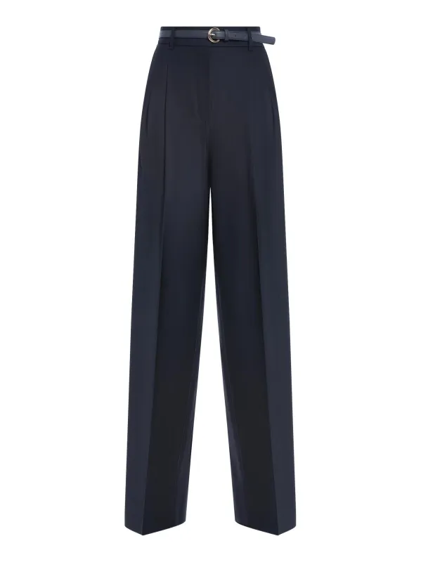 Trousers Entrata Blue made by MaxMara