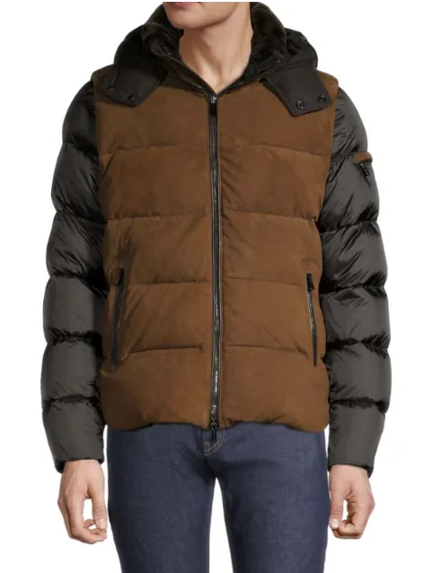 Suede Bomber Jacket With Removable Sleeves sold by Lord & Taylor product image thumbnail 2