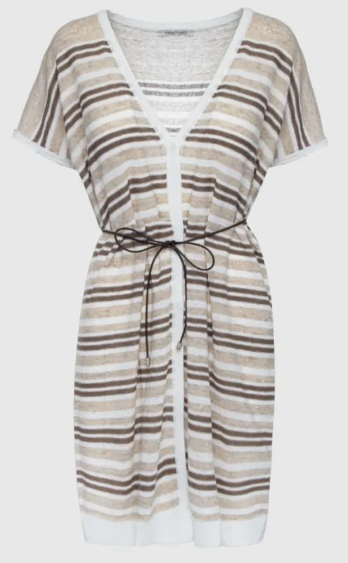 Beige Linen and Cotton Cardigan sold by Lord & Taylor