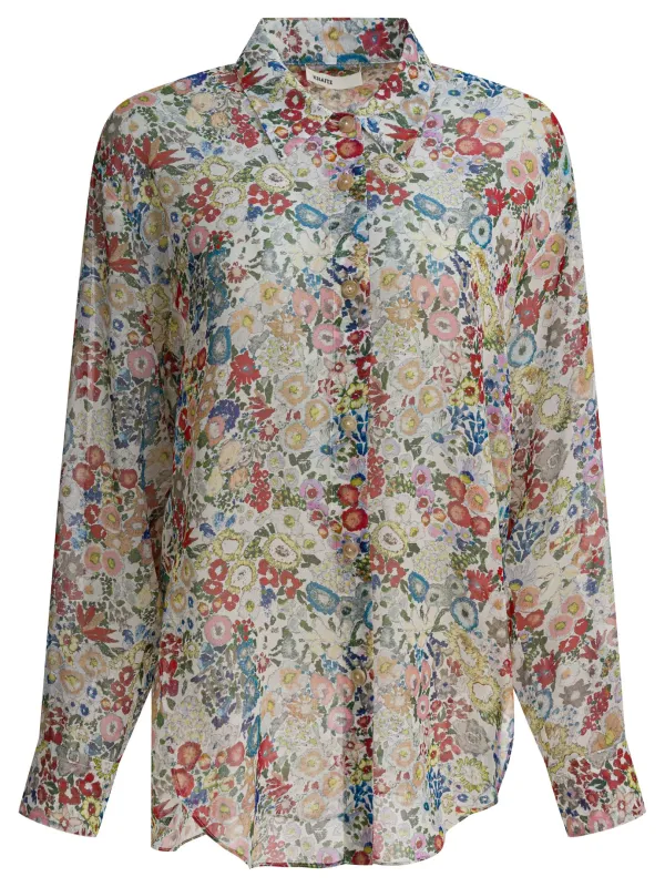 Silk floral shirt sold by Lord & Taylor