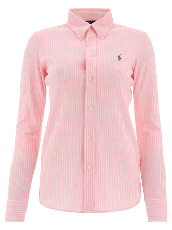"Oxford" shirt with embroidered pony sold by Lord & Taylor