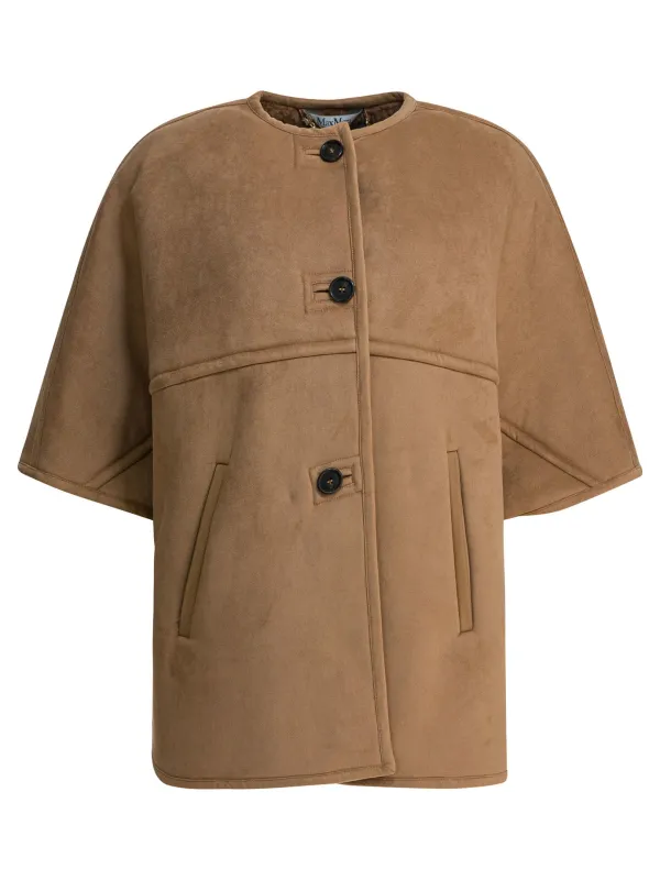 Cape in camel sold by Lord & Taylor