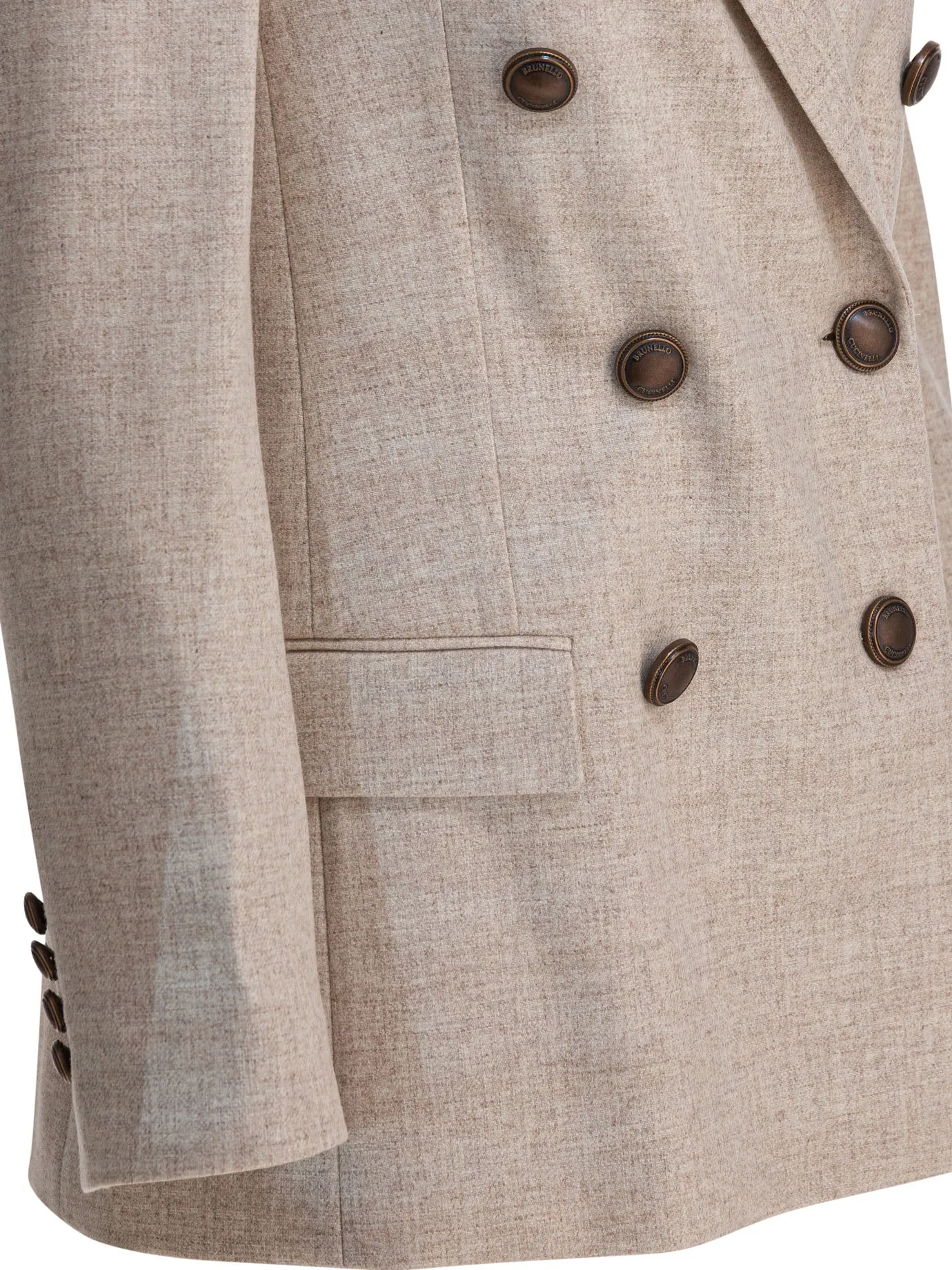 Wool and cashmere twill flannel blazer sold by Lord & Taylor product image thumbnail 4
