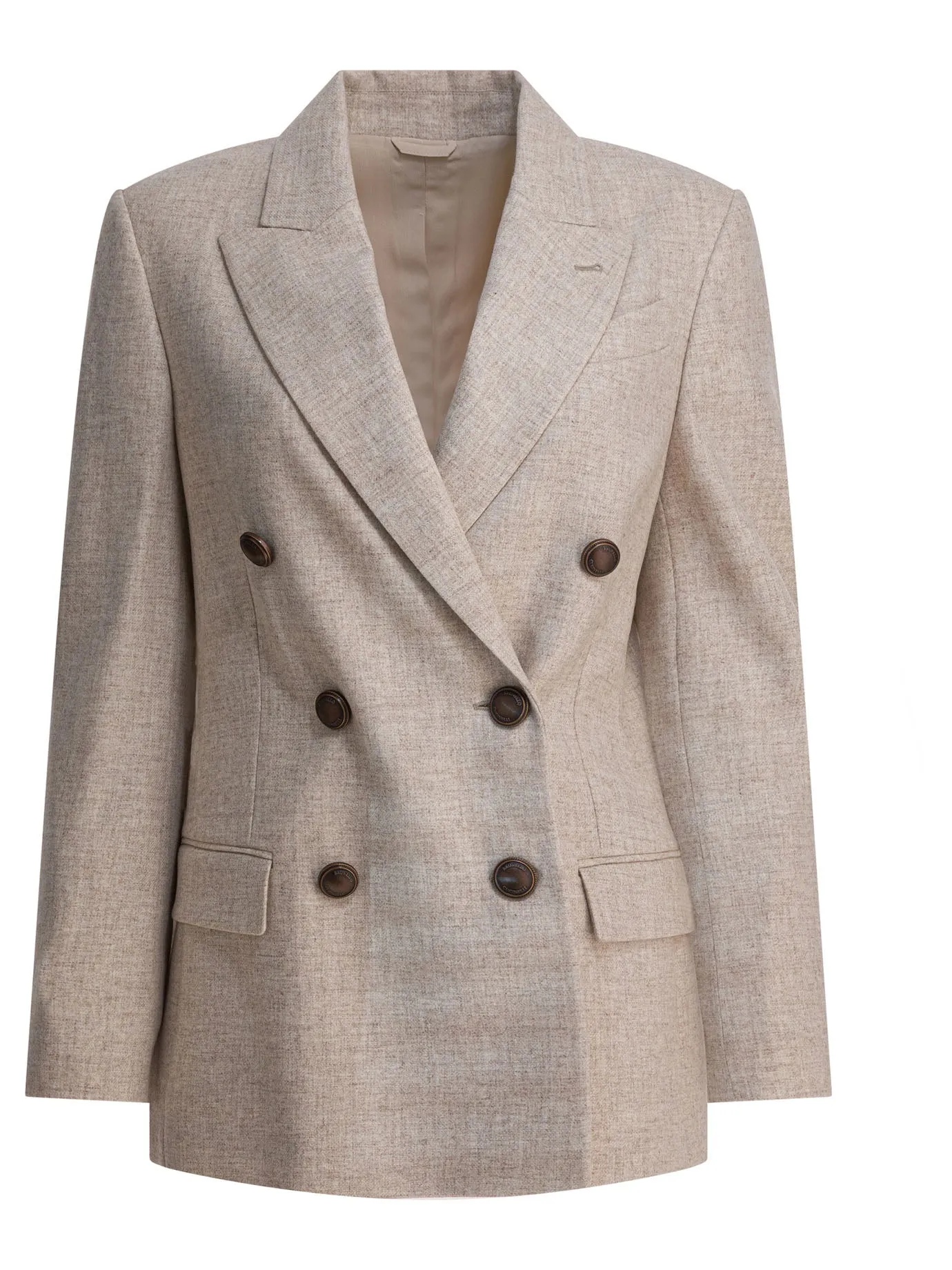 Wool and cashmere twill flannel blazer sold by Lord & Taylor