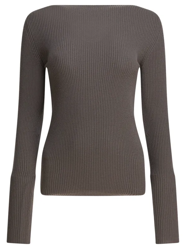 Ribbed sweater made by Rick Owens