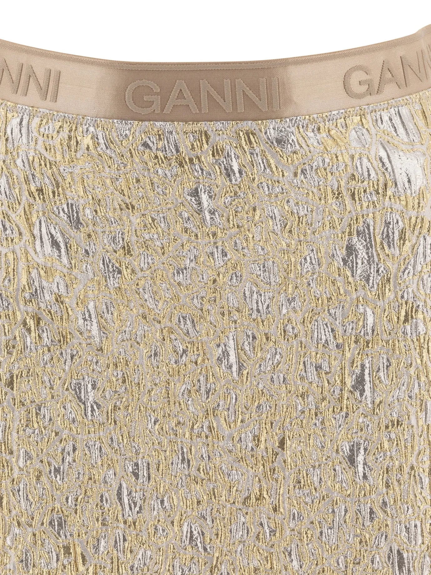 Gold and silver miniskirt sold by Lord & Taylor product image thumbnail 3