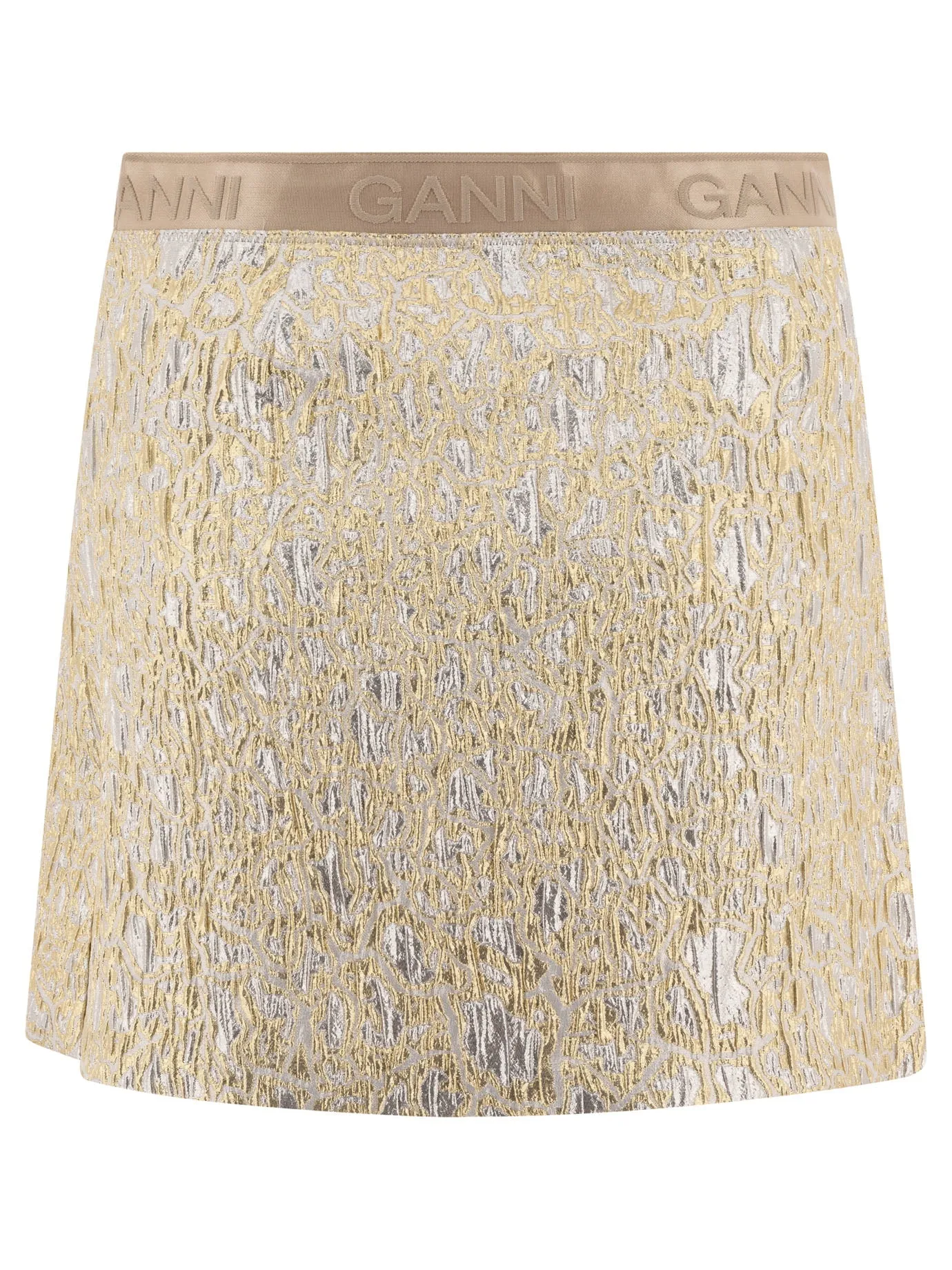 Gold and silver miniskirt sold by Lord & Taylor product image thumbnail 2