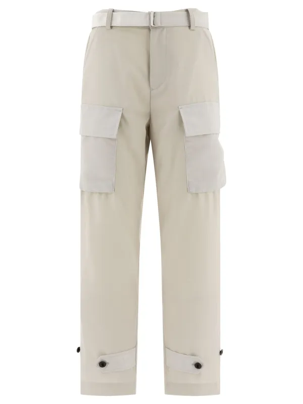 Belted cargo trousers sold by Lord & Taylor