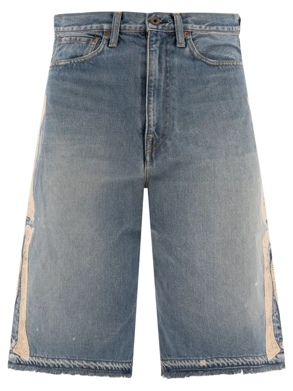 "Bone" shorts made by Kapital