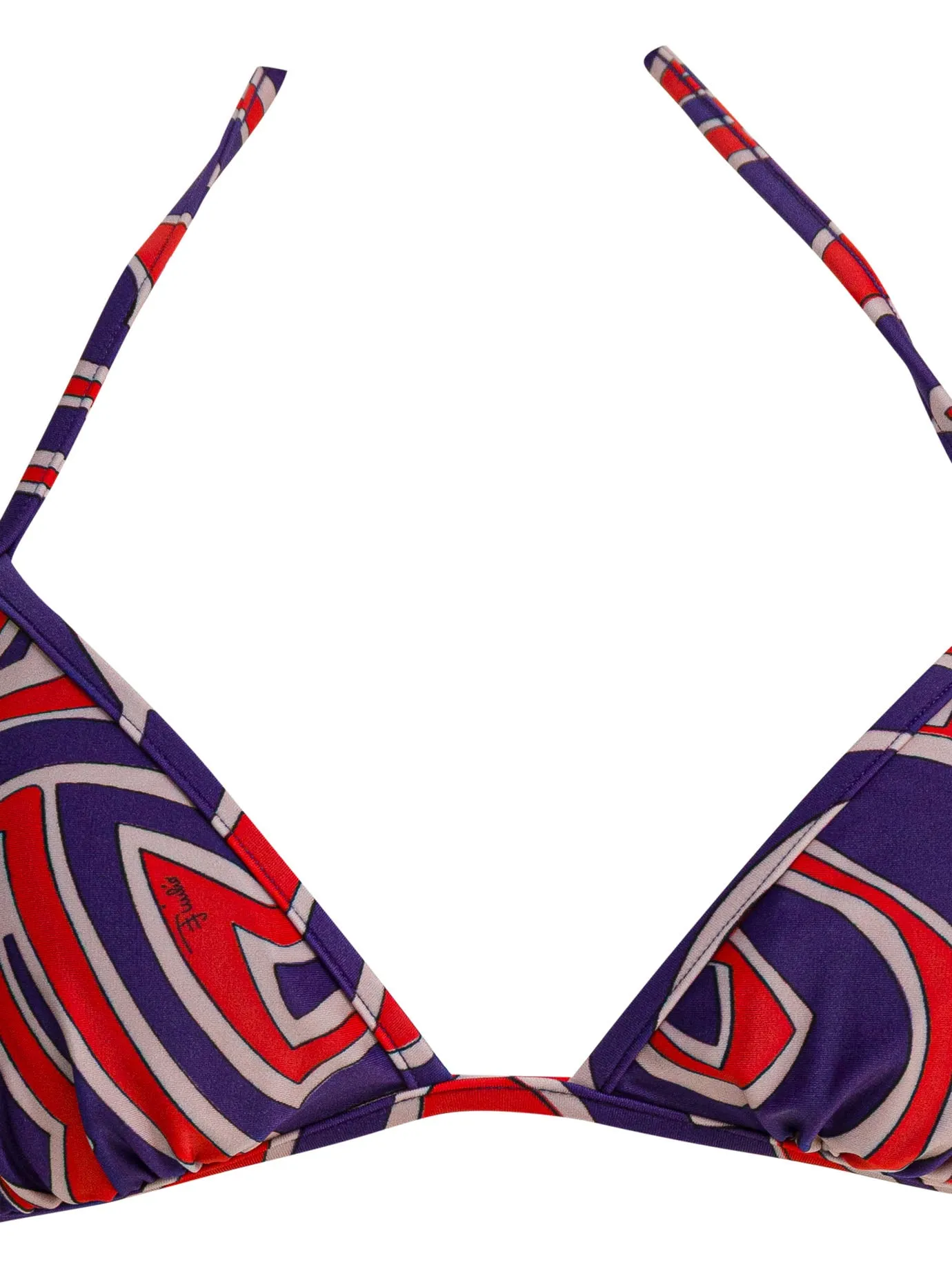 Labirinto print triangle bikini top sold by Lord & Taylor product image thumbnail 3