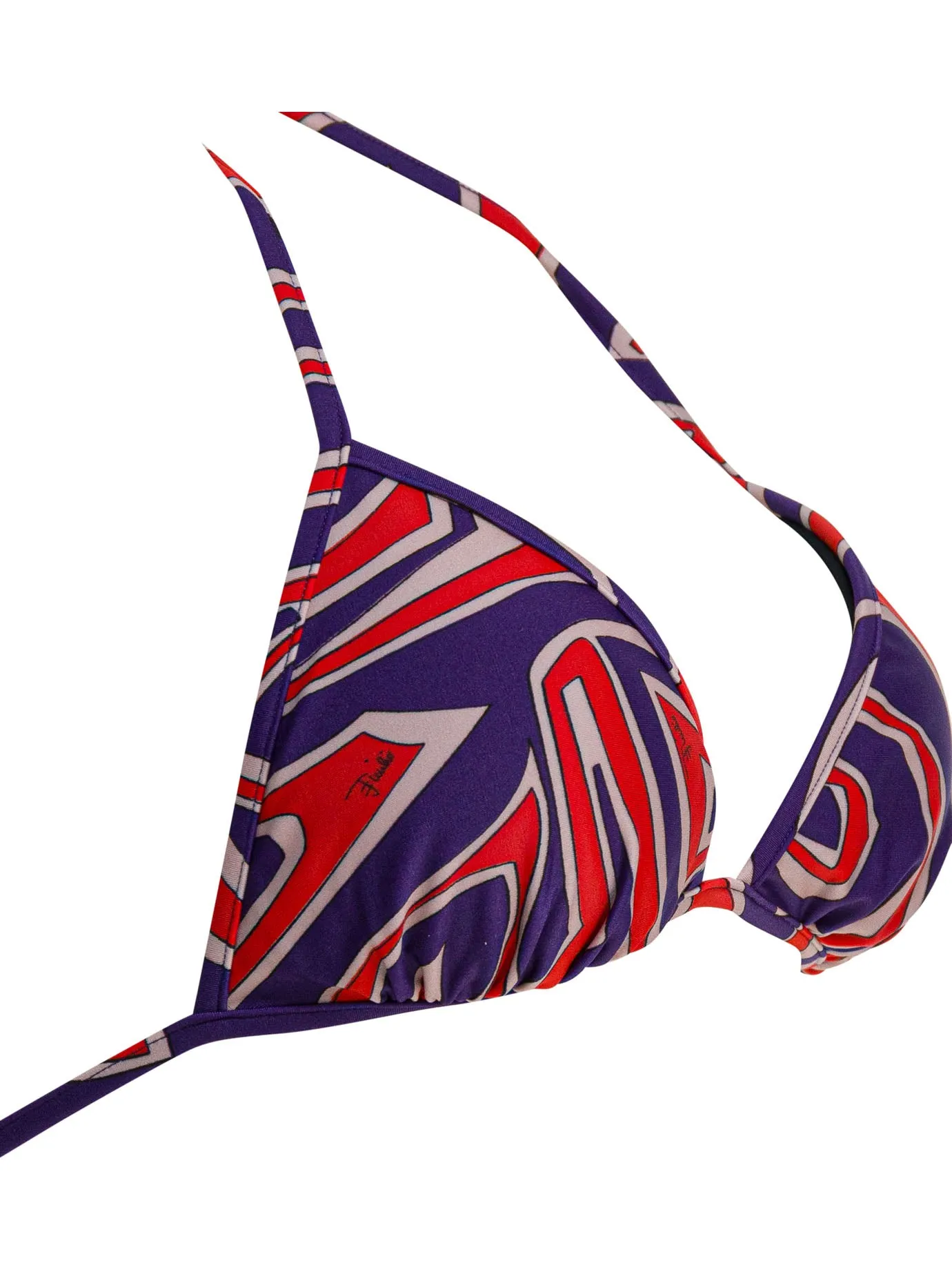 Labirinto print triangle bikini top sold by Lord & Taylor product image thumbnail 4